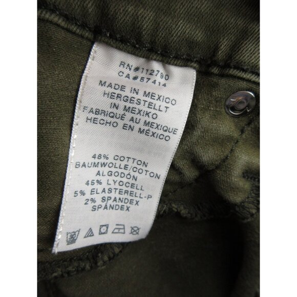 True Religion Jeans 25 Olive Legging Skinny Denim Stretch Lyocell * - Picture 12 of 14